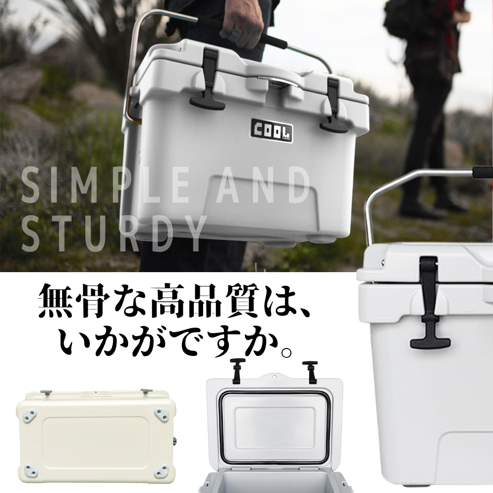 クールマックス クーラーボックス（65L/69QT) ハードクーラーボックス ミリタリーグリーン 保冷ボックス 車載 冷蔵庫 災害 長時間 アウトドア  UV耐性 氷保存 BBQ 熱中症対策グッズ