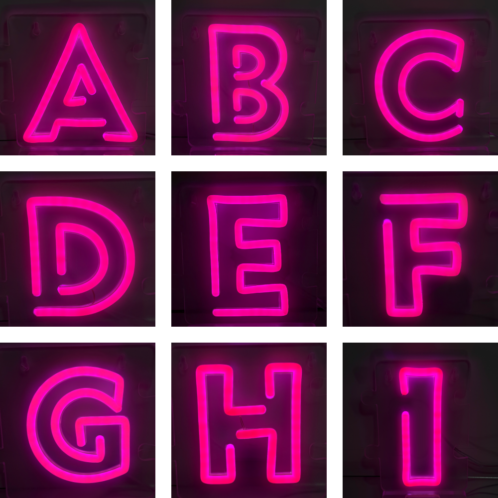 ネオンマジック　アルファベット