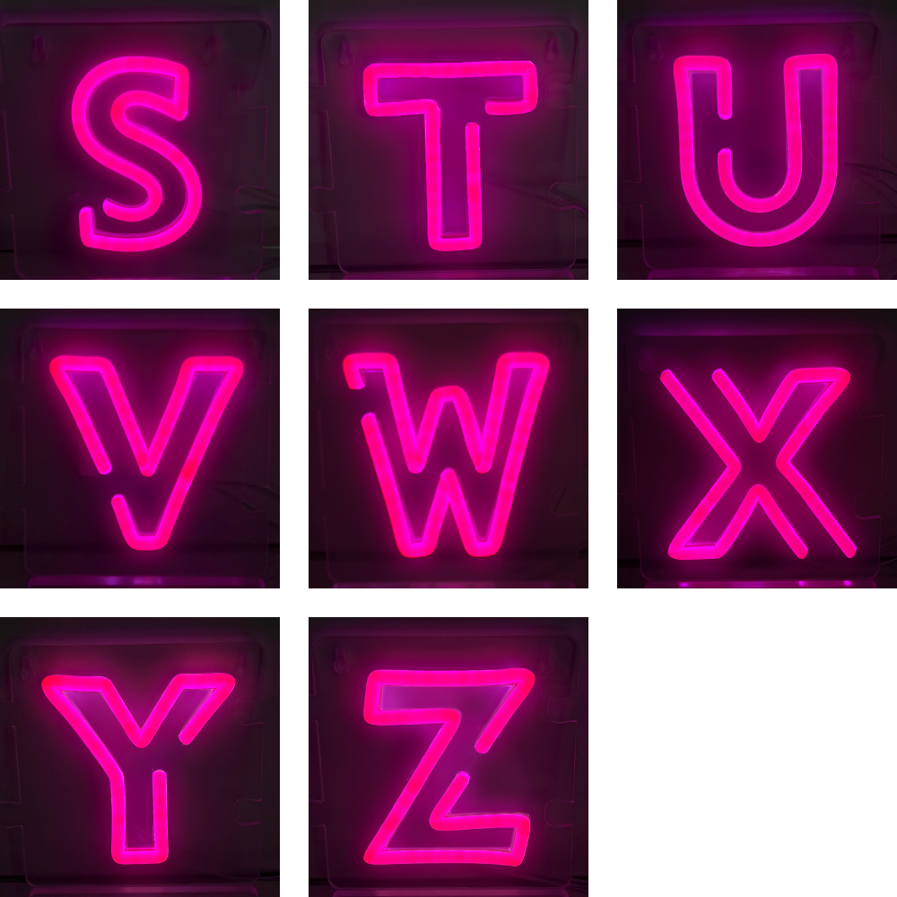 ネオンマジック　アルファベット