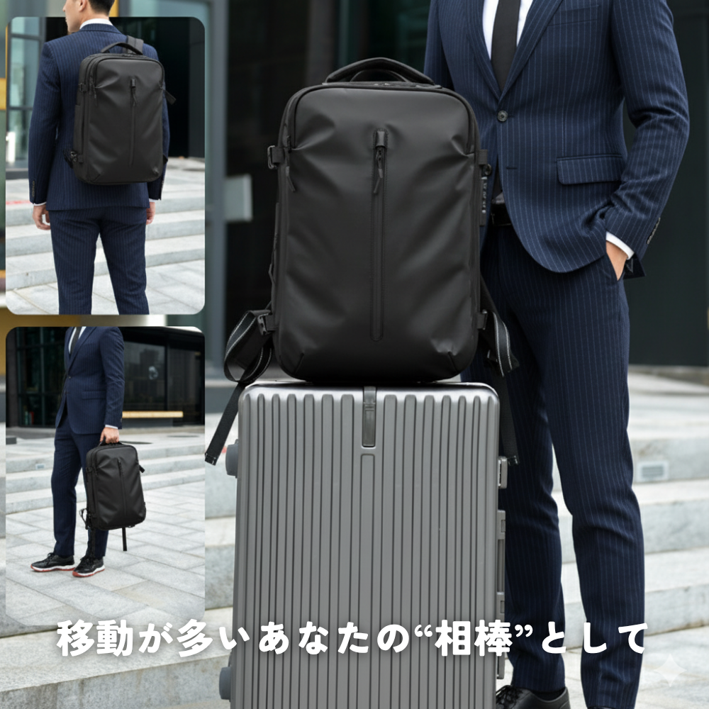 真空圧縮リュック