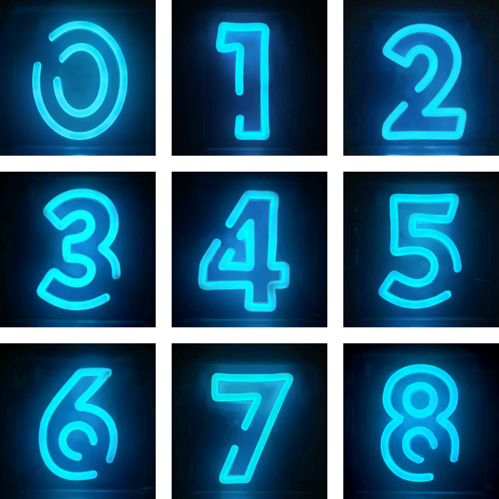 ネオンマジック　数字記号