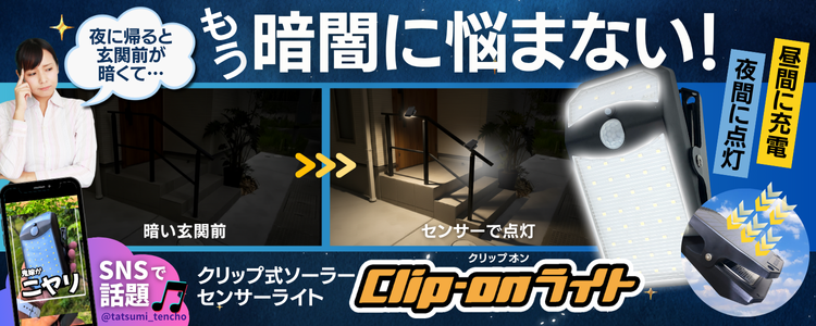 クリップオンライト