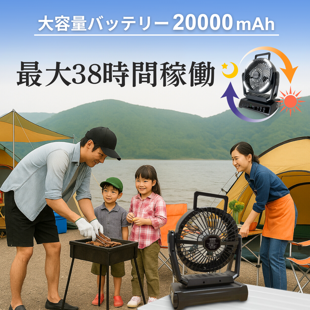 アウトドア扇風機AF9