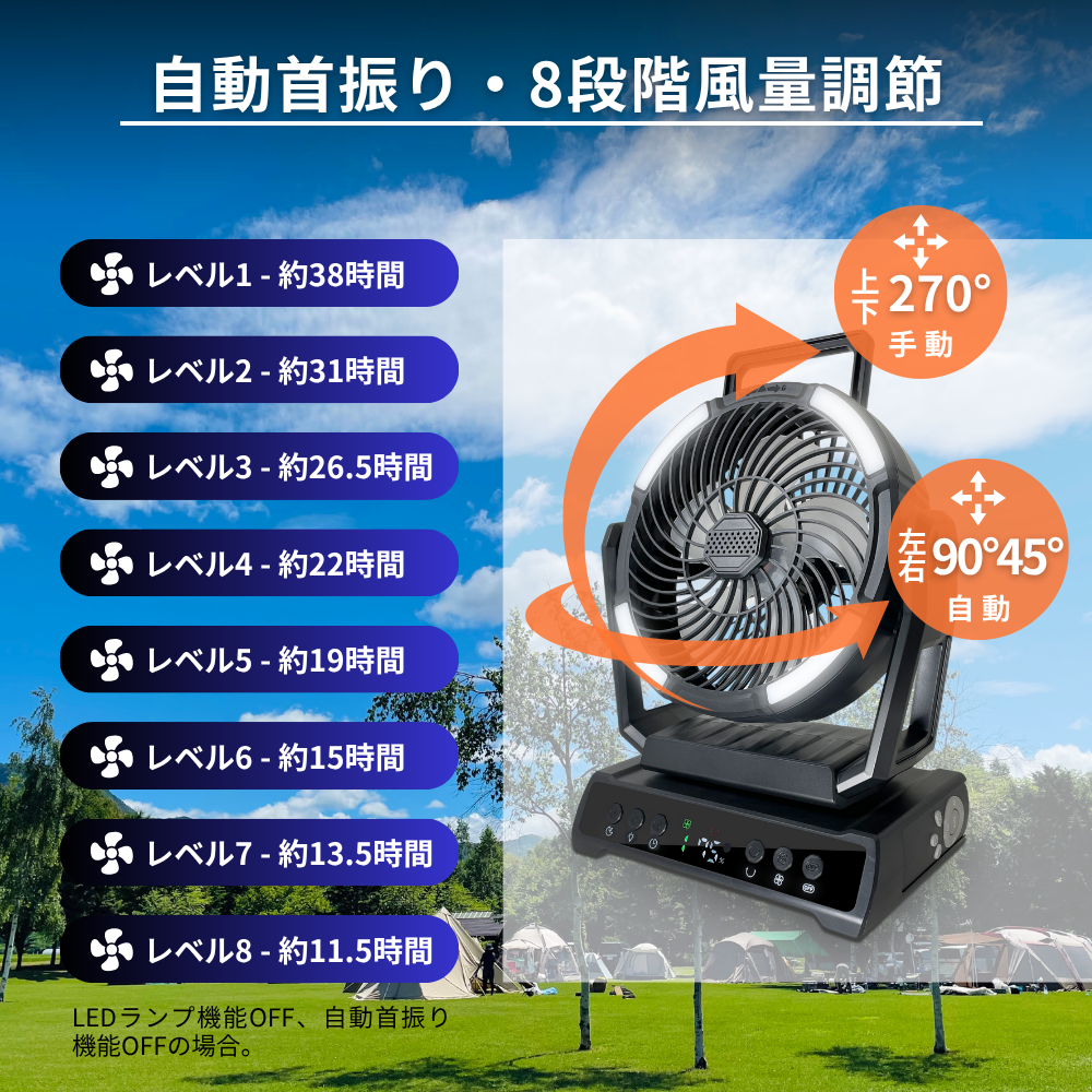 アウトドア扇風機AF9
