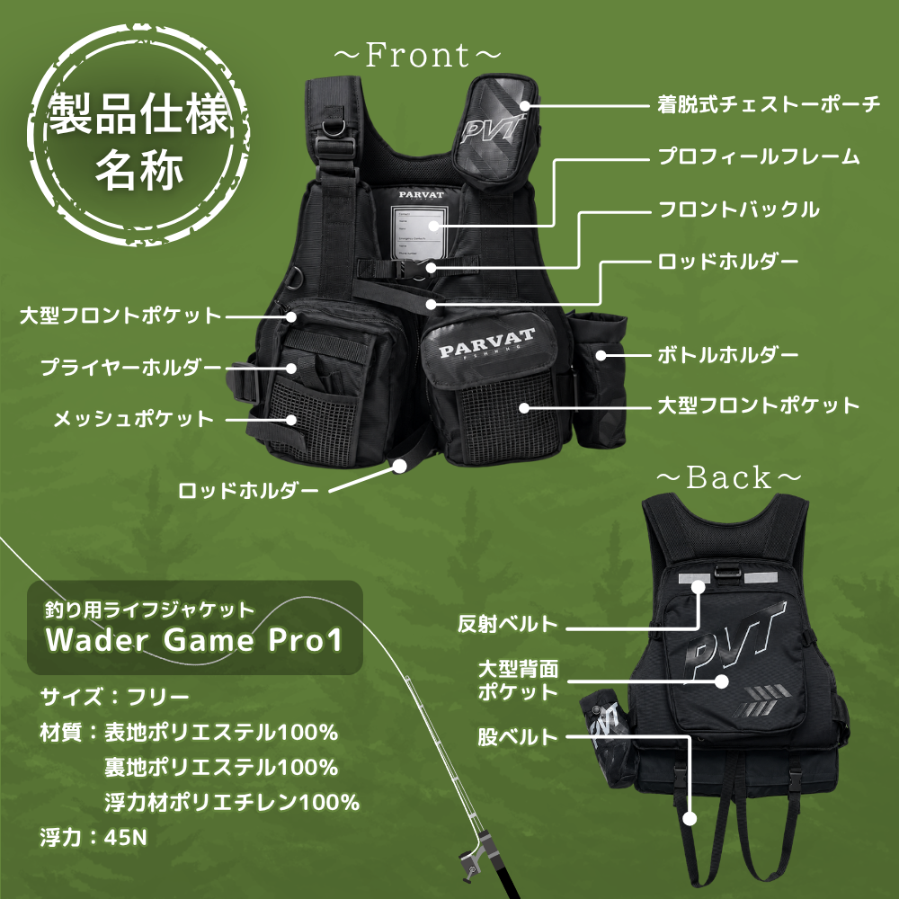 フィッシングジャケット