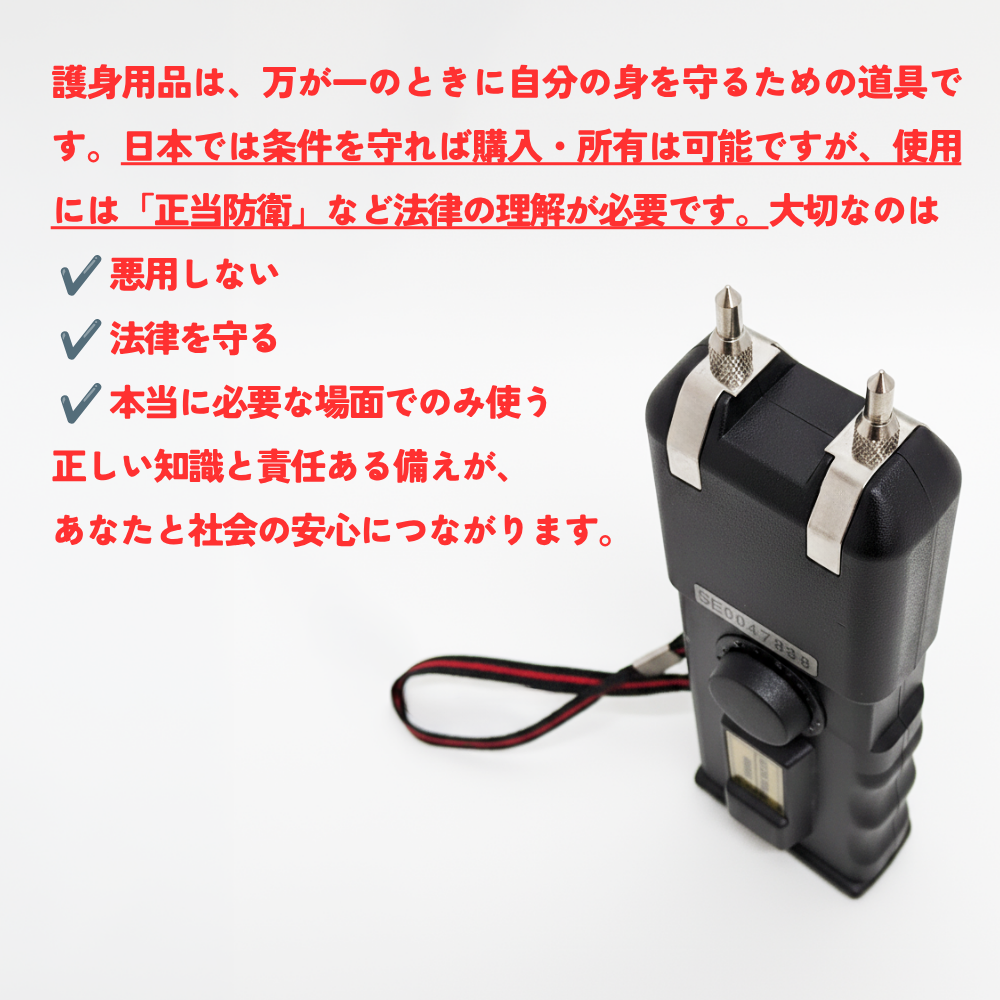 電撃スタンガン　BLACK EAGLE　BE999MS