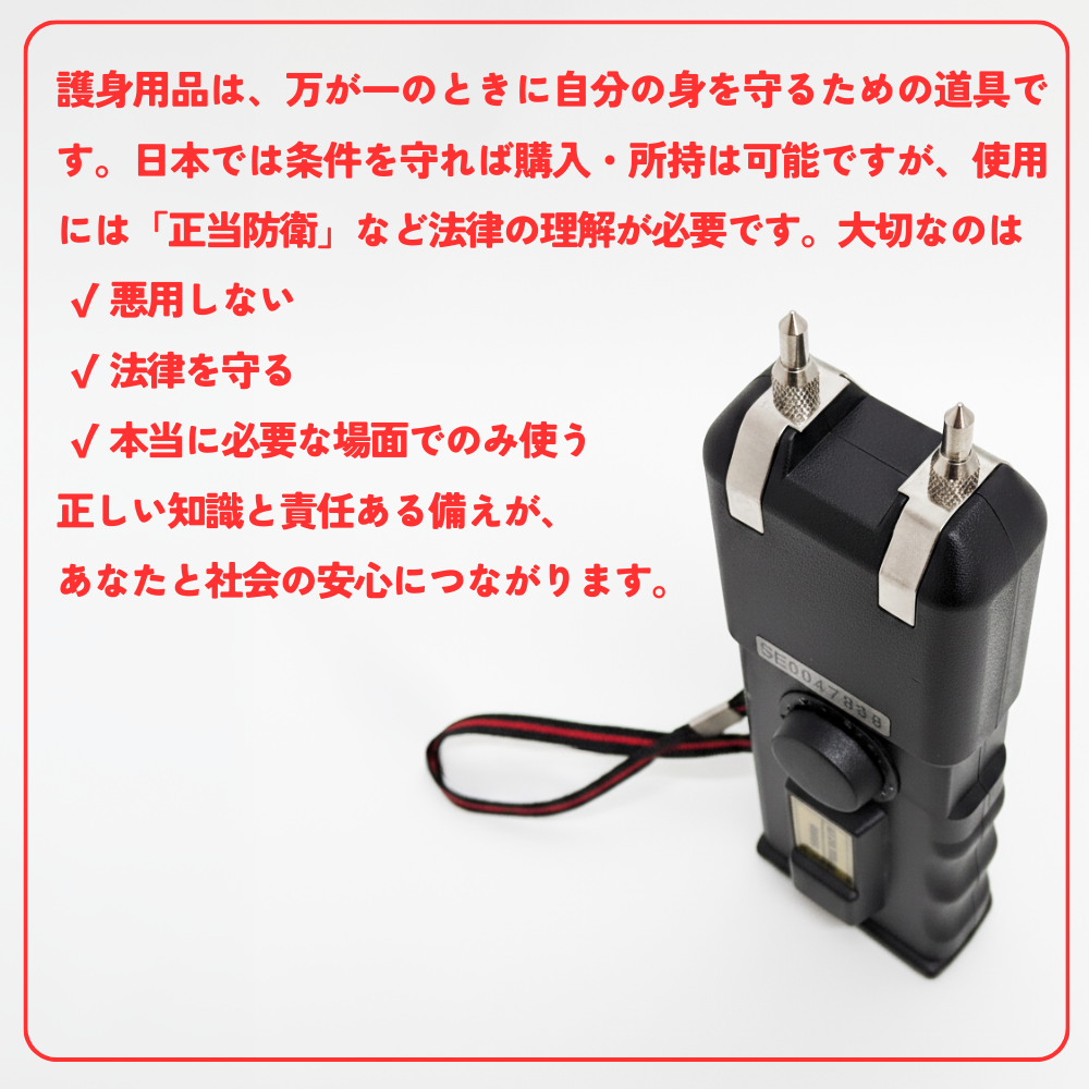 電撃スタンガン　BLACK EAGLE　BE999MS